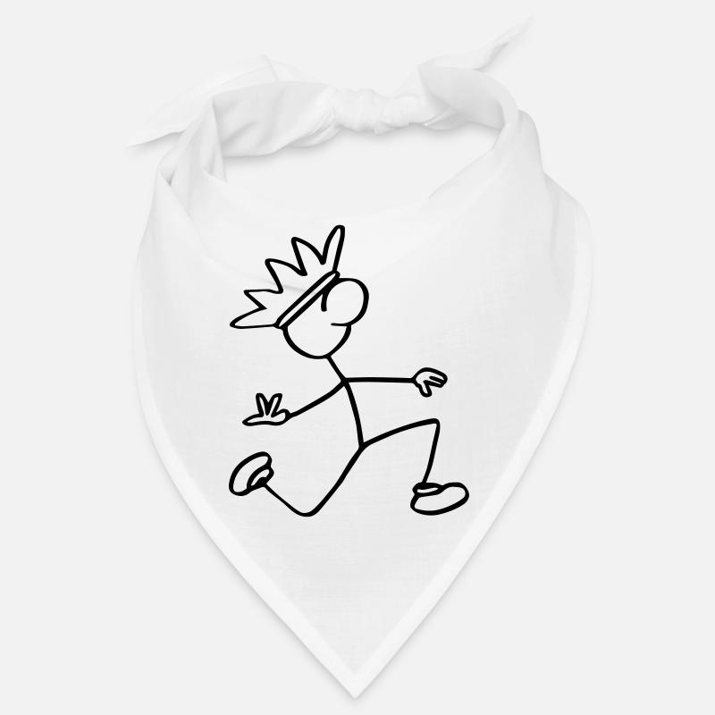 Strichmännchen König Bandana