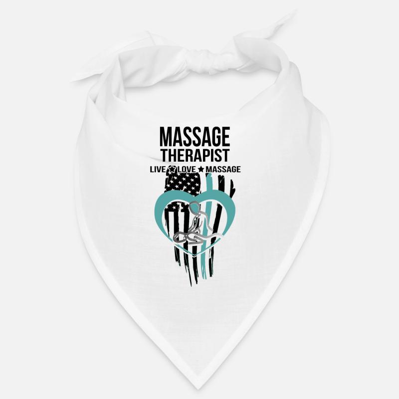 Massage Therapist Gift Live Love Massage Massage Bandana