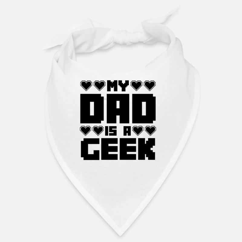 Geek Dad Papa spruch Bandana