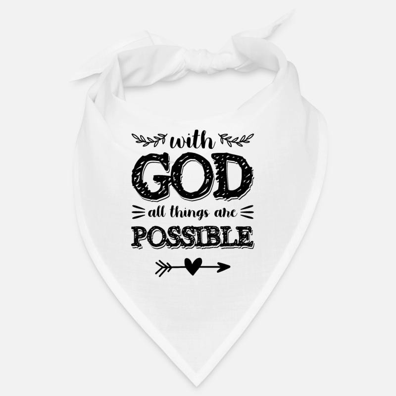 Everything is Possible Jesus Bible Verse Bandana