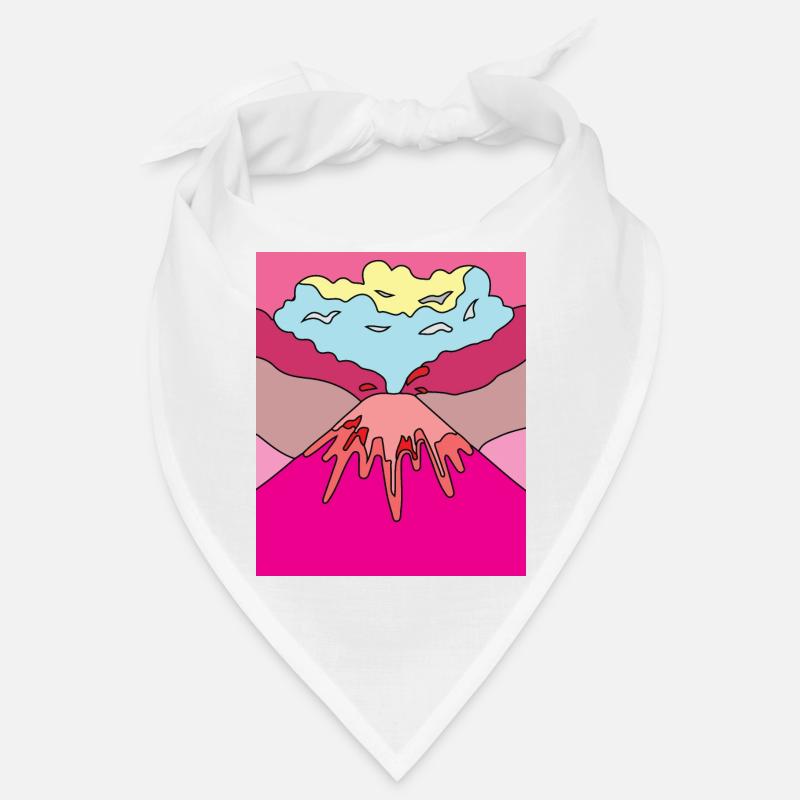 Vulkanausbruch Supervulkan Eruption Lava Bandana