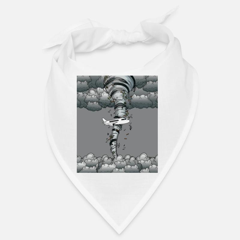 Tornado Plane Storm Weather Bandana