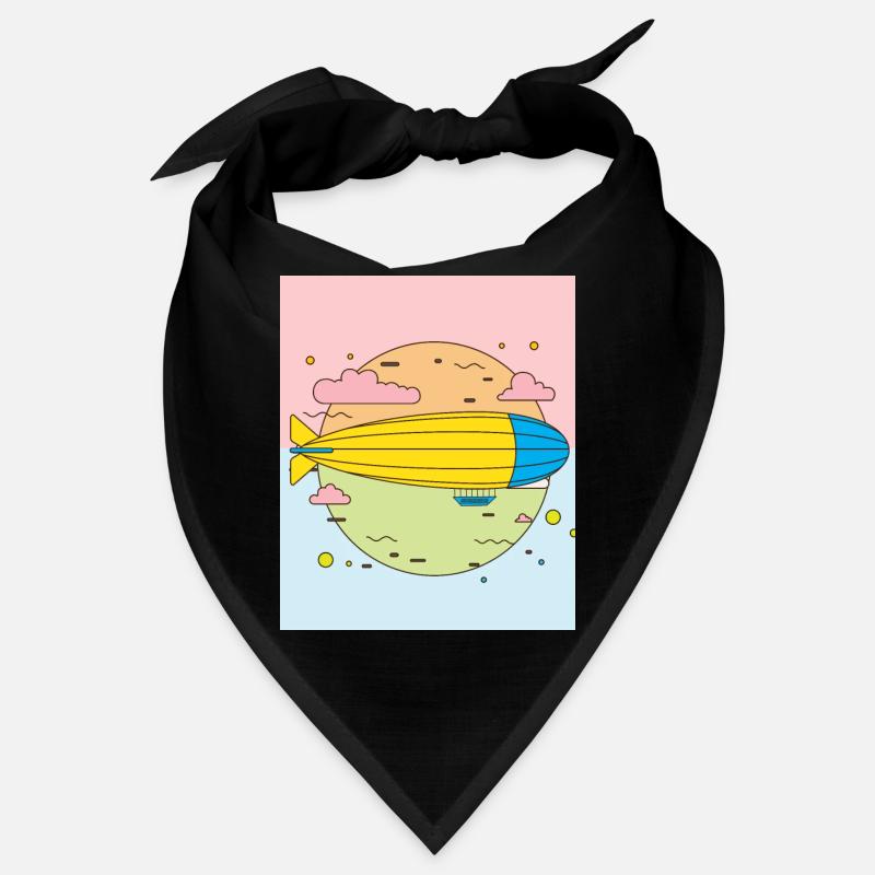 Retro Vintage Zeppelin Mouches Bandana