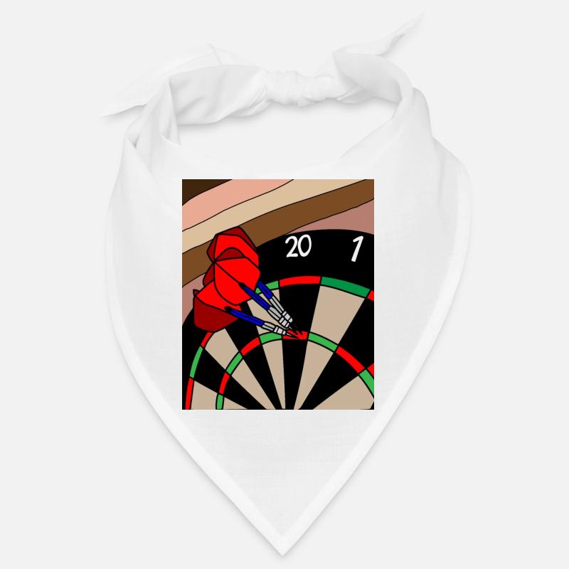 Jeu de fléchettes Joueurs avec fléchettes Bandana