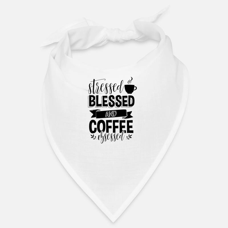Kaffeegeschenk gestresst Gesegnet und Kaffee besessen Bandana