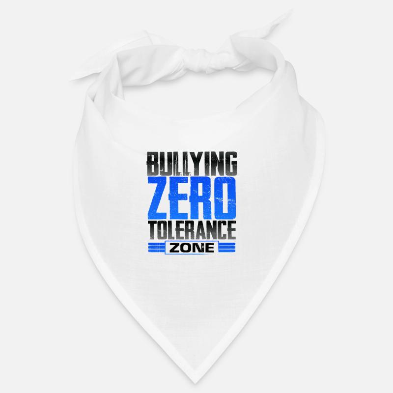 Cadeau anti-intimidation Zone de tolérance zéro Pas d’intimidateurs Bandana