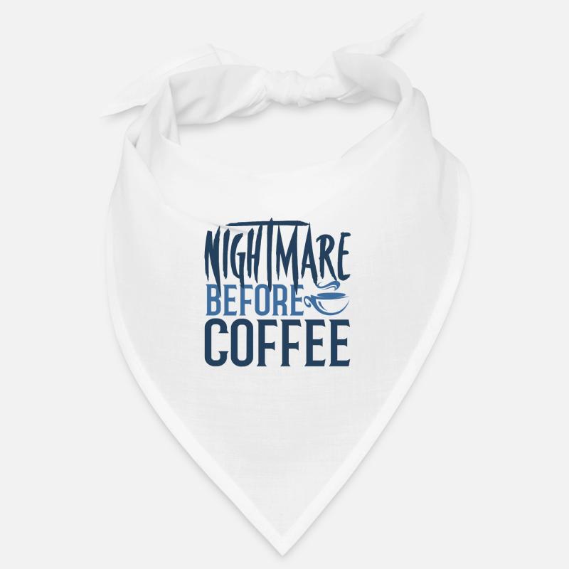 Coffee Addict Gift Nightmare Before Coffee Bandana