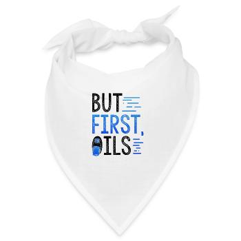 Geschenk für ätherische Öle, aber erstes Geschenk für ätherische Öle - Bandana - Weiß - Vorne
