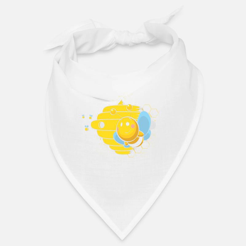 Cute Honeybee and Beehive Beekeeper Gift Bandana