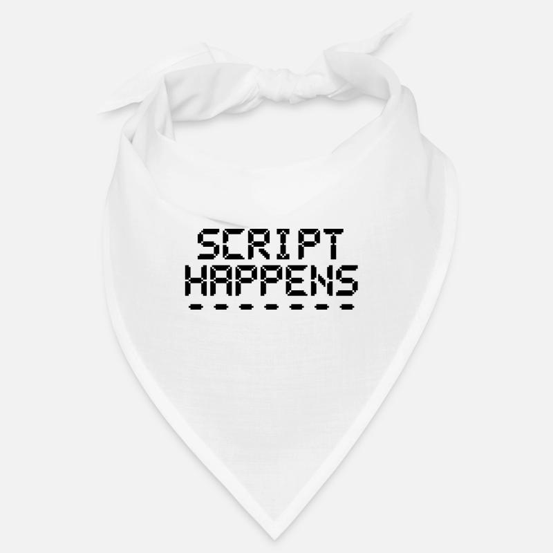 Le script de programmation informatique se produit Programmeur Bandana