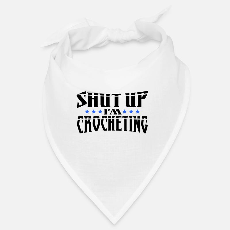 Häkelgeschenk Halt die Klappe Ich häkele Geschenk Bandana
