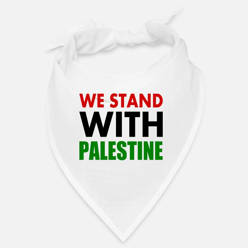 We stand with palestine Bandana