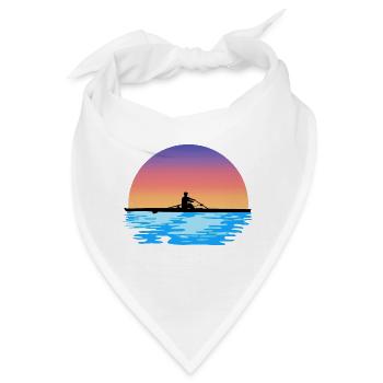 Rudern - Ruderboot - Ruderer - Bandana - Weiß - Vorne