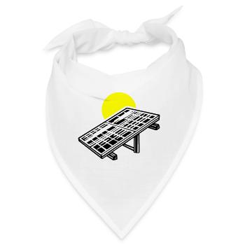 Solar Energie Panele - Bandana - Weiß - Vorne