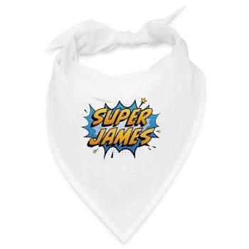 Super James - Bandana - Weiß - Vorne