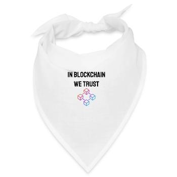 In blockchain we trust - Bandana - Weiß - Vorne