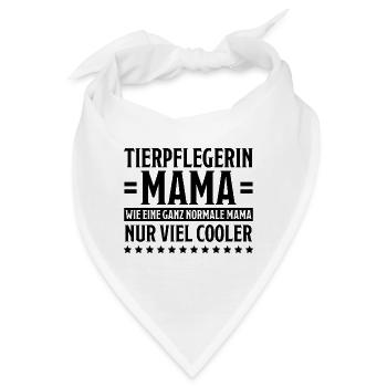 Tierpflegerin Spruch Lustig Tierpflegerin Geschenk - Bandana - Weiß - Vorne