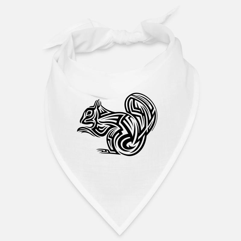 Squirrel Tribal Tattoo Bandana