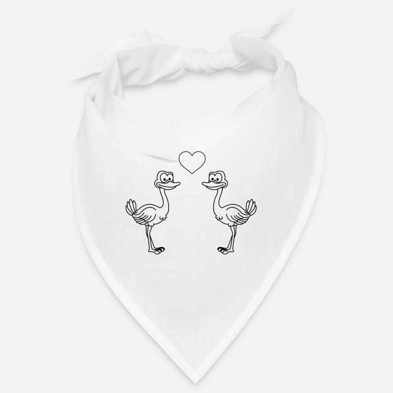 Strauss Comic Couple Amour Bandana