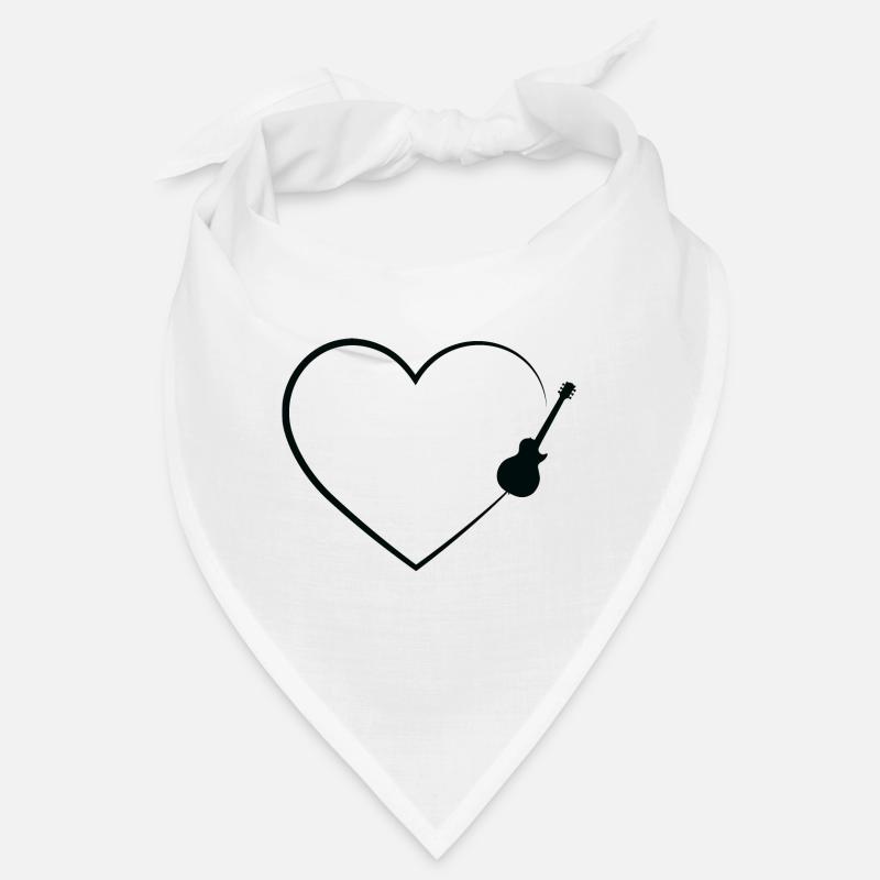 Heart Guitar Line - Gu Bandana
