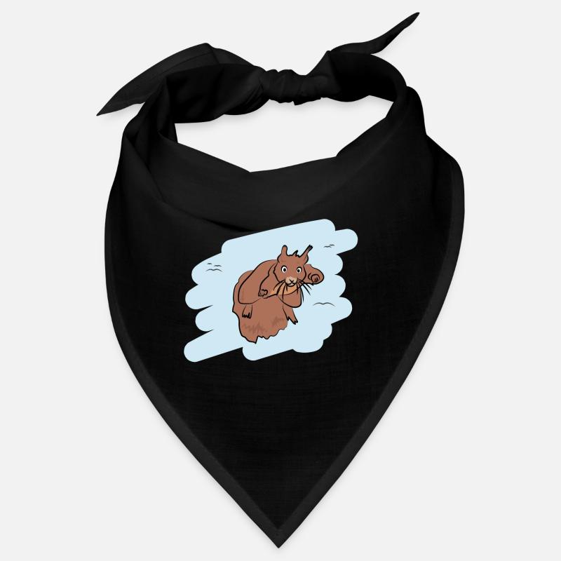 Illustrations Design "Eichhörnchen Kisses" Bandana