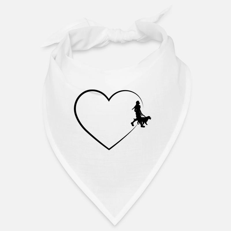 Cœur 2 et Chien - (3) Bandana