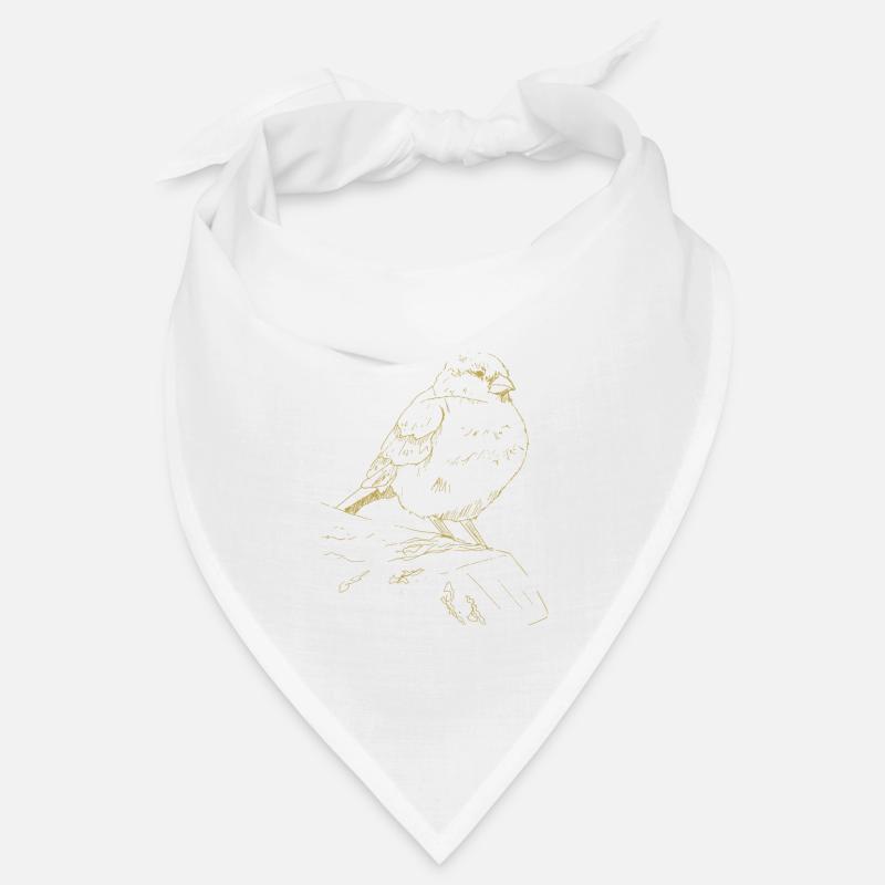 Illustrierte Designs mit Spatz Bandana