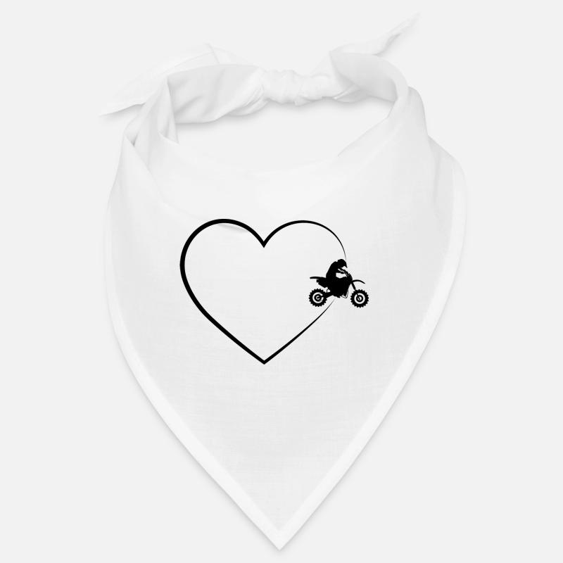Herz 2 und Motorrad - (MOTORRAD) (2) Bandana