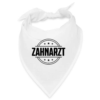 Zahnarzt Beruf - Bandana - Weiß - Vorne