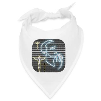 Amen (Beten) - Club WoW - Bandana - Weiß - Vorne