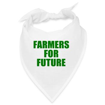 farmers for future - Bandana - Weiß - Vorne