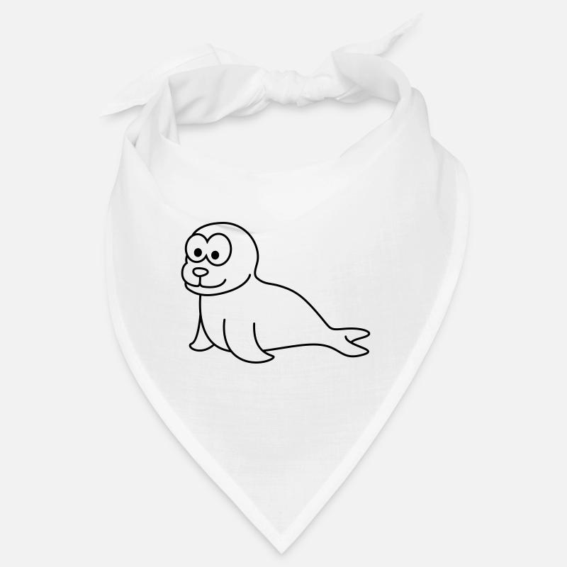 Seal Animal Comic Bandana