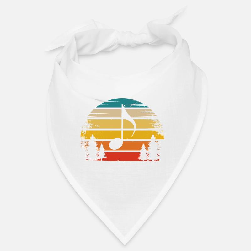 Retro Sun and Music - Bandana
