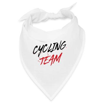 Cycling Team - Bandana - Weiß - Vorne