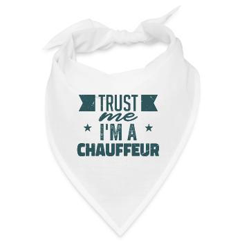 Autofahrer | Geschenke-Fahrer - Bandana - Weiß - Vorne