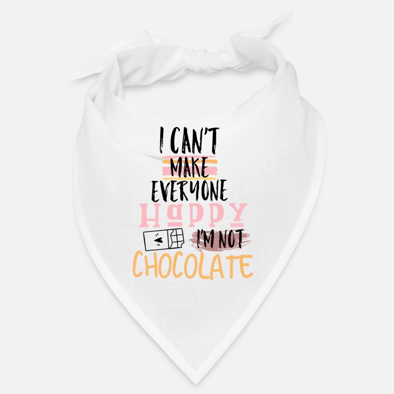 Schokolade Spruch Bandana