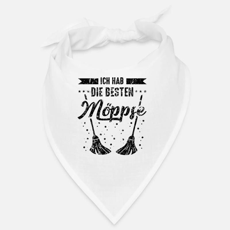 Möps Möpse Wischmop Bandana