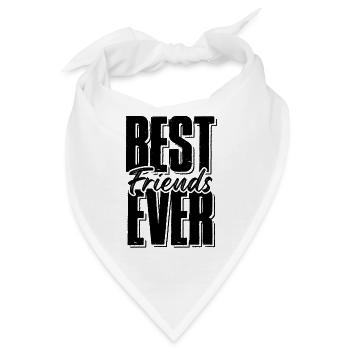 beste freunde - Bandana - Weiß - Vorne