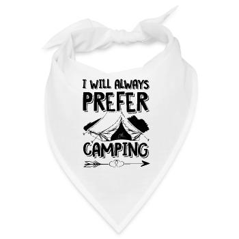 camping zelten - Bandana - Weiß - Vorne