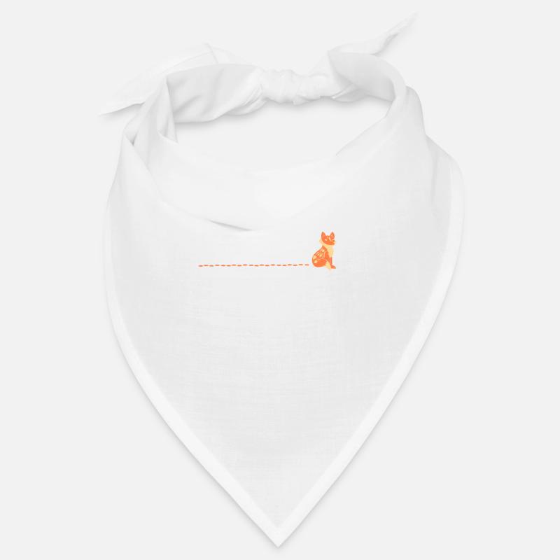 Fuchs Waldtiere Umweltschutz - Bandana - Weiß