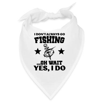 fischen angelrute - Bandana - Weiß - Vorne