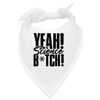 yeah wissenschaft - Bandana - Weiß - Vorne