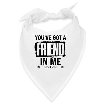 freunde freund - Bandana - Weiß - Vorne