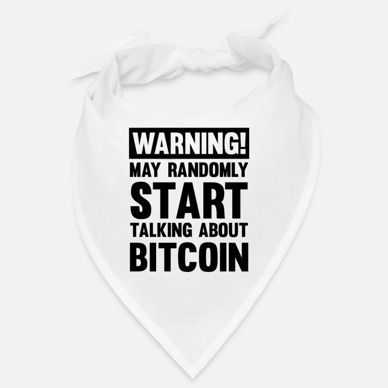 warning bitcoin Bandana
