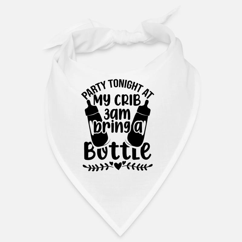 bébé biberon Bandana