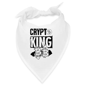 Crypto King - Bandana - Weiß - Vorne