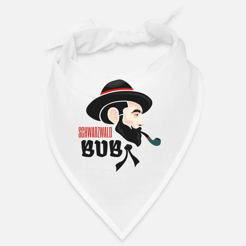 Schwarzwaldbub Karl - Bandana - Weiß