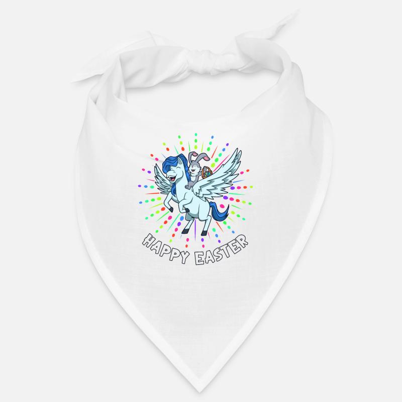 Easter rides on Pegasus - Happy Easter Bandana