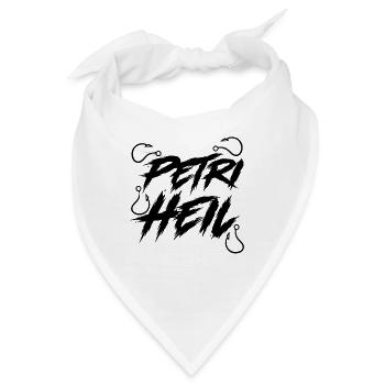 Petri Heil Fischen - Bandana - Weiß - Vorne