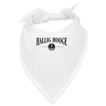 Anker und Seil - Hallig Hooge - Bandana - Weiß - Vorne